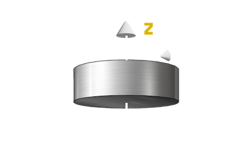 Reaction wheels generate torque along one axis